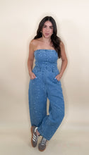 Load image into Gallery viewer, Stars Barrel Denim Jumpsuit

