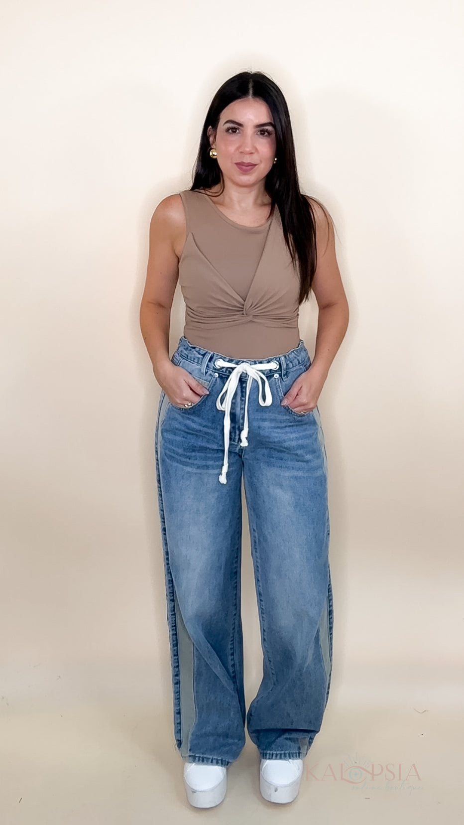 Relaxed Denim Pants