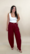 Load image into Gallery viewer, Wine Denim Pants
