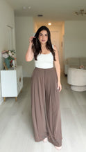 Load image into Gallery viewer, Palazzo High Waisted Pants - Brown
