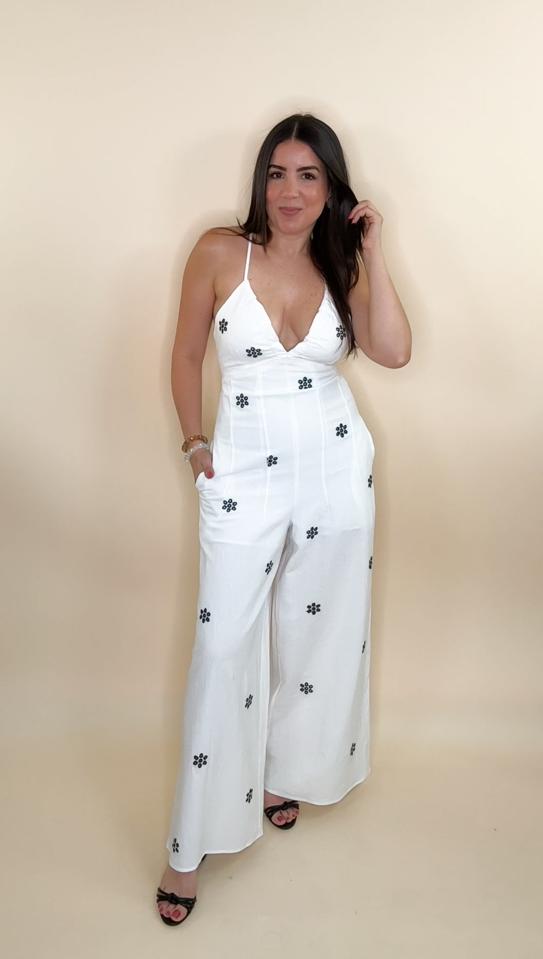 Sally Soft Denim Jumpsuit
