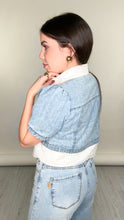 Load image into Gallery viewer, Aritxa Denim Hybrid Blouse
