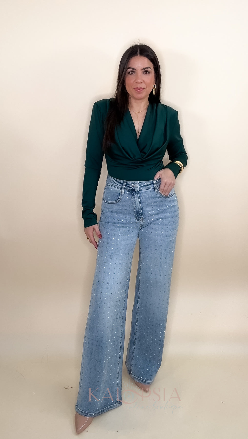 Kirk Rhinestone Jeans