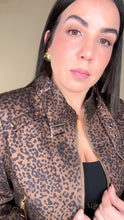 Load image into Gallery viewer, Camille Animal Print Jacket
