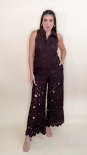 Load image into Gallery viewer, Choco Embroidered Two Piece Set
