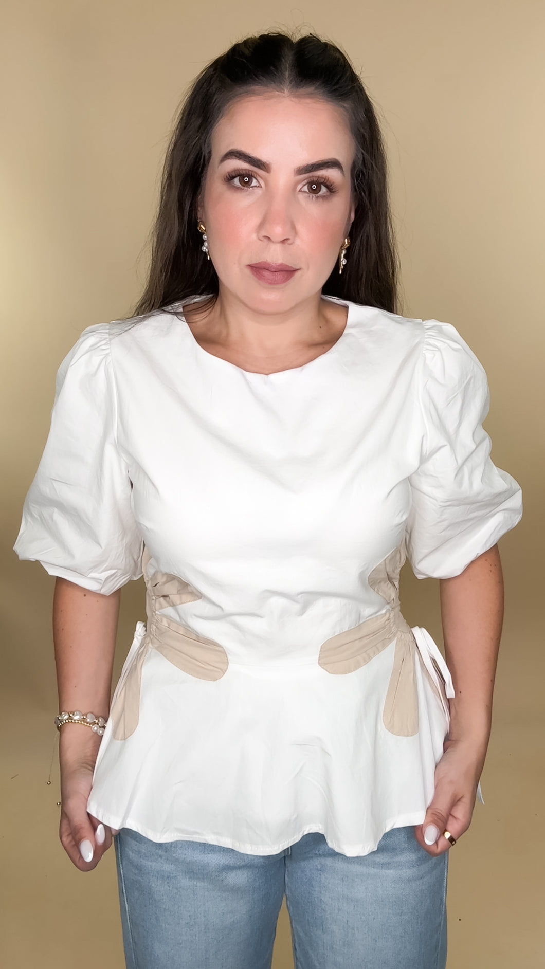 Side Flower Blouse