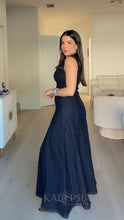 Load image into Gallery viewer, Pierina Denim Maxi Dress
