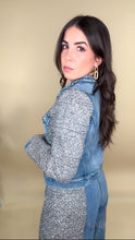 Load image into Gallery viewer, Denim Tweed Two Piece Set
