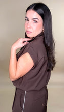 Load image into Gallery viewer, Lotus Two Piece Set - Brown
