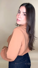Load image into Gallery viewer, Carolyn Long Sleeve Blouse - Camel

