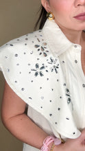 Load image into Gallery viewer, Sparkling Denim Vest Jacket
