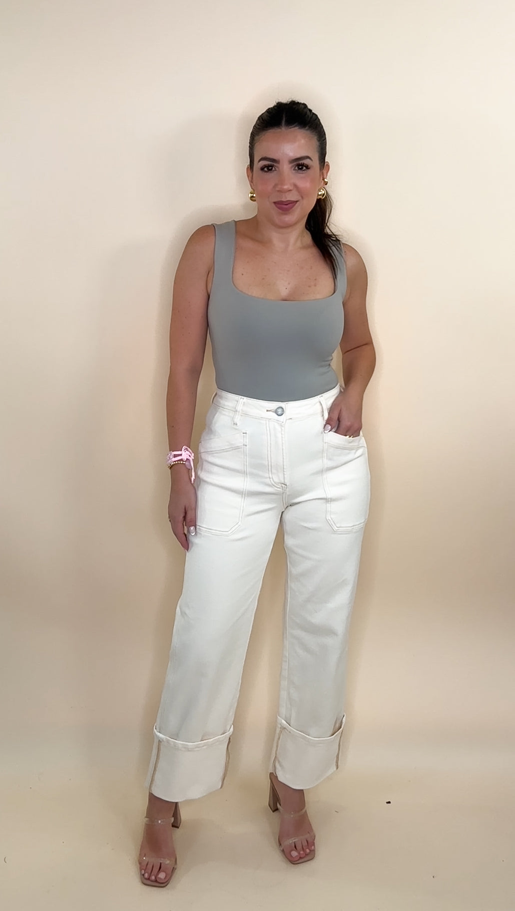 Rosen Folded Jeans