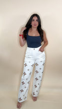 Load image into Gallery viewer, Pearly Embroidered Jeans
