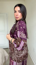 Load image into Gallery viewer, Bandana Print Set - Wine
