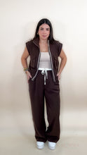 Load image into Gallery viewer, Lotus Two Piece Set - Brown
