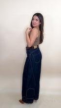 Load image into Gallery viewer, Suede Waist Barrel Denim
