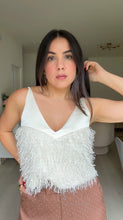 Load image into Gallery viewer, Belle Crop Top - Cream
