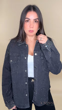 Load image into Gallery viewer, Rhinestone Denim Jacket
