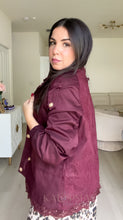 Load image into Gallery viewer, Karly Fall Jacket - Plum
