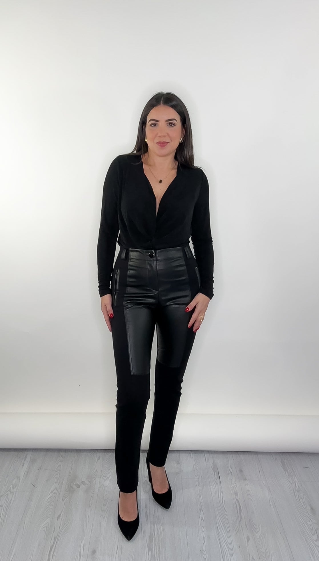 Hybrid Faux Leather Pants – Kalopsia Shop