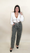 Load image into Gallery viewer, Leopard Barrel Jeans
