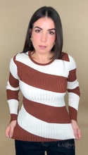 Load image into Gallery viewer, Felicity Long Sleeve Top - Brown
