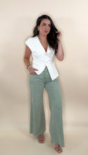 Load image into Gallery viewer, Pistachio Tummy Control Jeans

