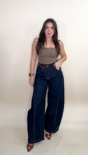 Load image into Gallery viewer, Suede Waist Barrel Denim
