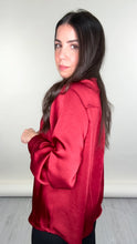Load image into Gallery viewer, Diamond Wine Blouse

