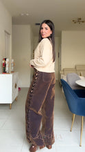 Load image into Gallery viewer, Belly Braided Suede Denim
