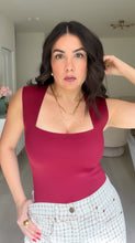 Load image into Gallery viewer, Rita Bodysuit - Wine
