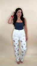 Load image into Gallery viewer, Pearly Embroidered Jeans
