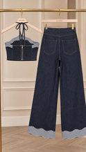 Load image into Gallery viewer, Trina Denim Two Piece Set

