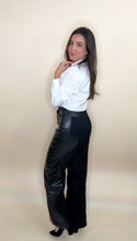 Load image into Gallery viewer, Hybrid Denim &amp; Leather Pants
