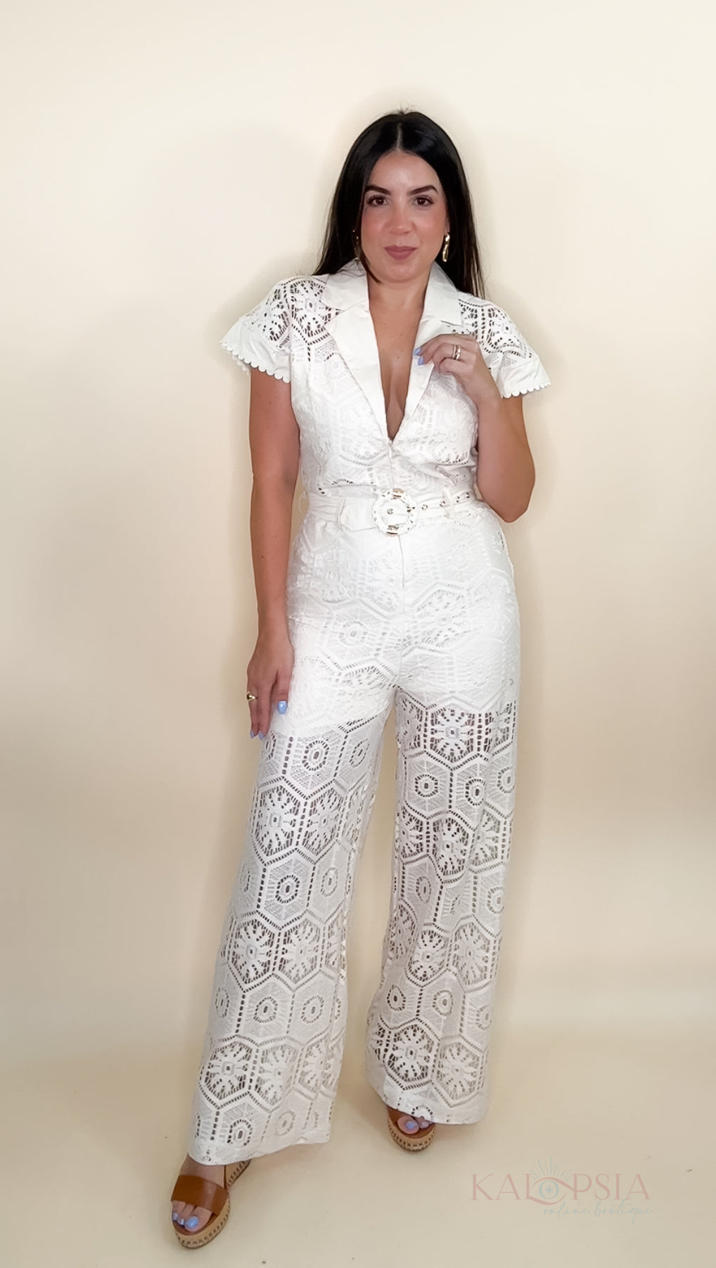 Jannita Crochet Jumpsuit