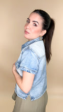 Load image into Gallery viewer, Sofi Denim Short Sleeve Jacket
