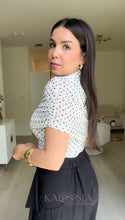 Load image into Gallery viewer, Yeli Polka Dots Top
