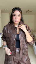 Load image into Gallery viewer, Tori Faux Leather Two Piece Set
