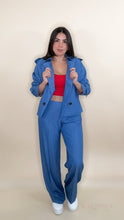 Load image into Gallery viewer, Taylor Two Piece Set - Light Denim Blue
