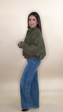 Load image into Gallery viewer, Trending Suede Jacket Olive

