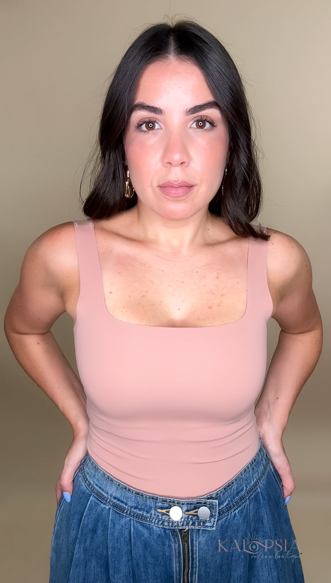 Caroline Bodysuit Blush