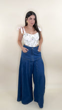 Load image into Gallery viewer, Ginny Wide Leg Denim Pants
