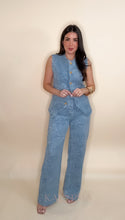 Load image into Gallery viewer, Novelette Denim Two Piece Set
