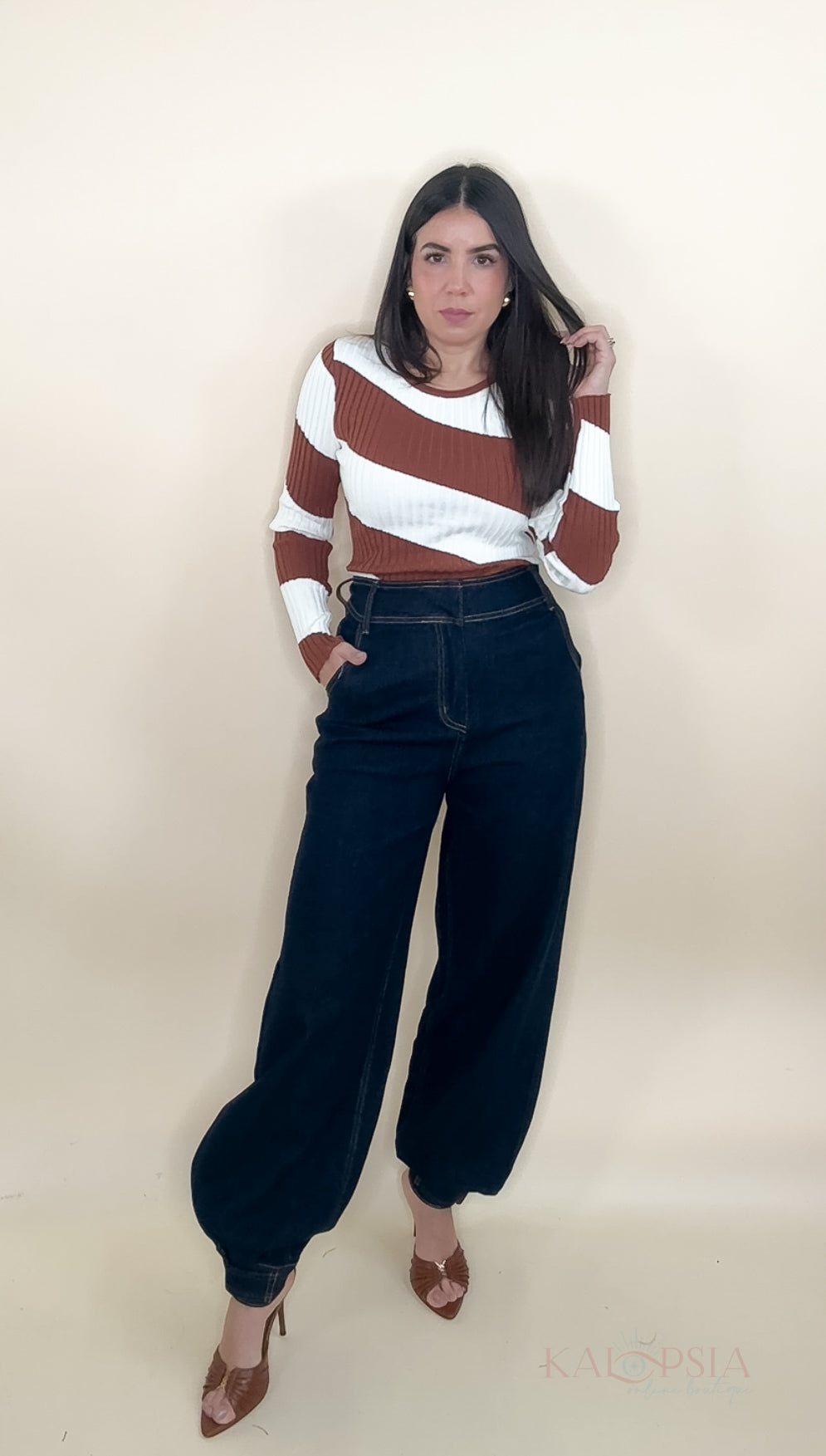 Mourie Balloon Denim Pants