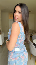 Load image into Gallery viewer, Blooming Denim Two Piece Set
