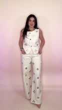 Load image into Gallery viewer, Embroidered Pearls Denim Set
