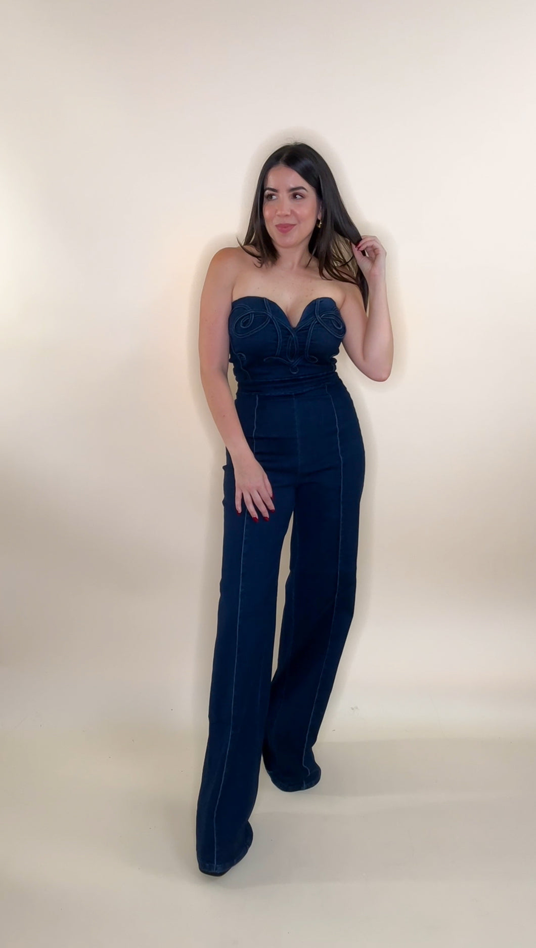 Sue Denim Jumpsuit
