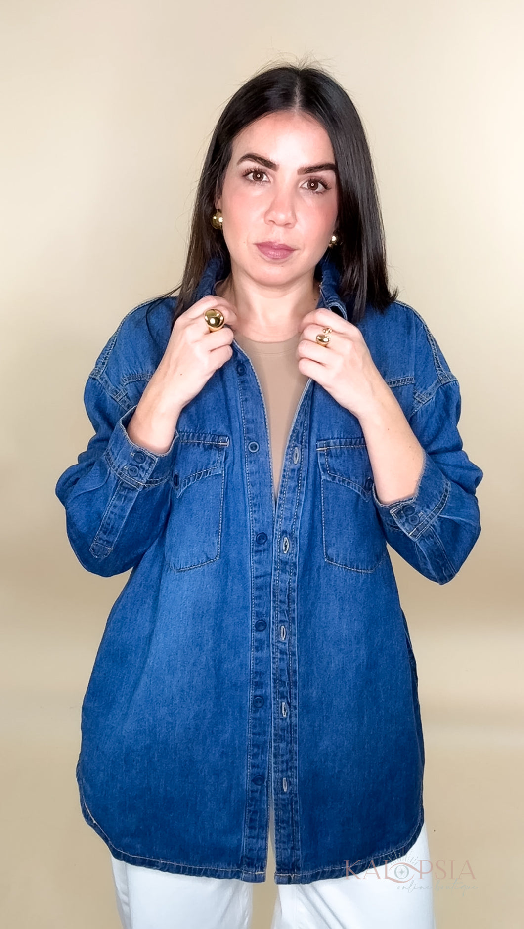 The Soft Denim Shirt Jacket