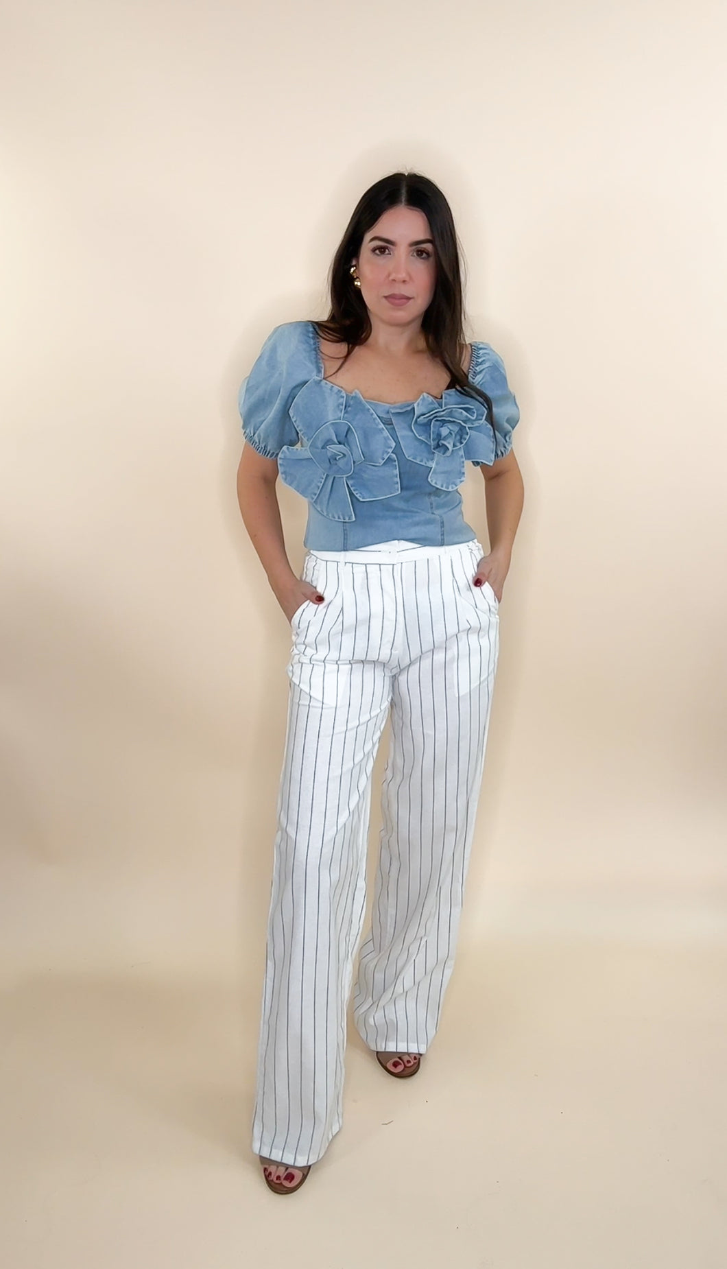 Assia Linen Casual Pants