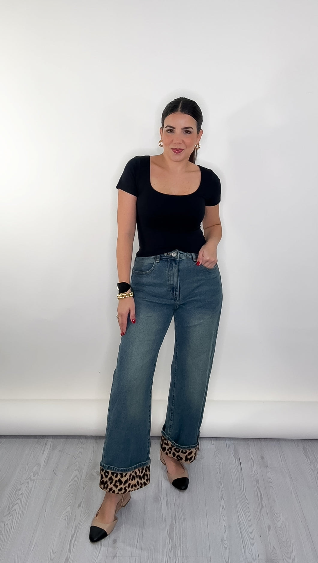 Essy Folded Jeans